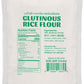 Soeos Glutinous Rice Flour 48 Ounce (Basic), Rice Flour For Baking Or Cooking, All Natural White Rice Flour, Vegan, Gluten-Free