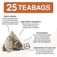 Brewix, Masala Chai Tea Bags (25 Pyramid Tea Bags) Strong, Robust & Spicy - Pure Ingredients | Black Tea, Cinnamon, Ginger, Blac