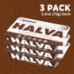 Wellbees Organic Honey Halva - 3 Pack, Honey & Espresso, Paleo & SCD Approved, 2.64 oz (75g each)