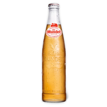 Sidral Mundet Naturally Flavored Apple Soda 12/12 fl. oz. Glass Bottle Case (12-pack) - B - C2