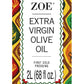 Zoe Extra Virgin Olive Oil 2L (68 Fl Oz) | Freshly Harvested, First Cold-Pressed | High Polyphenol, Hand-Selected Olives From Sp