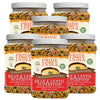 Pride Of India - PACK of 6 - Indian Bean & Lentil Superfood 5 Delicious Panchratna Dal Mix, 3 lbs Jar