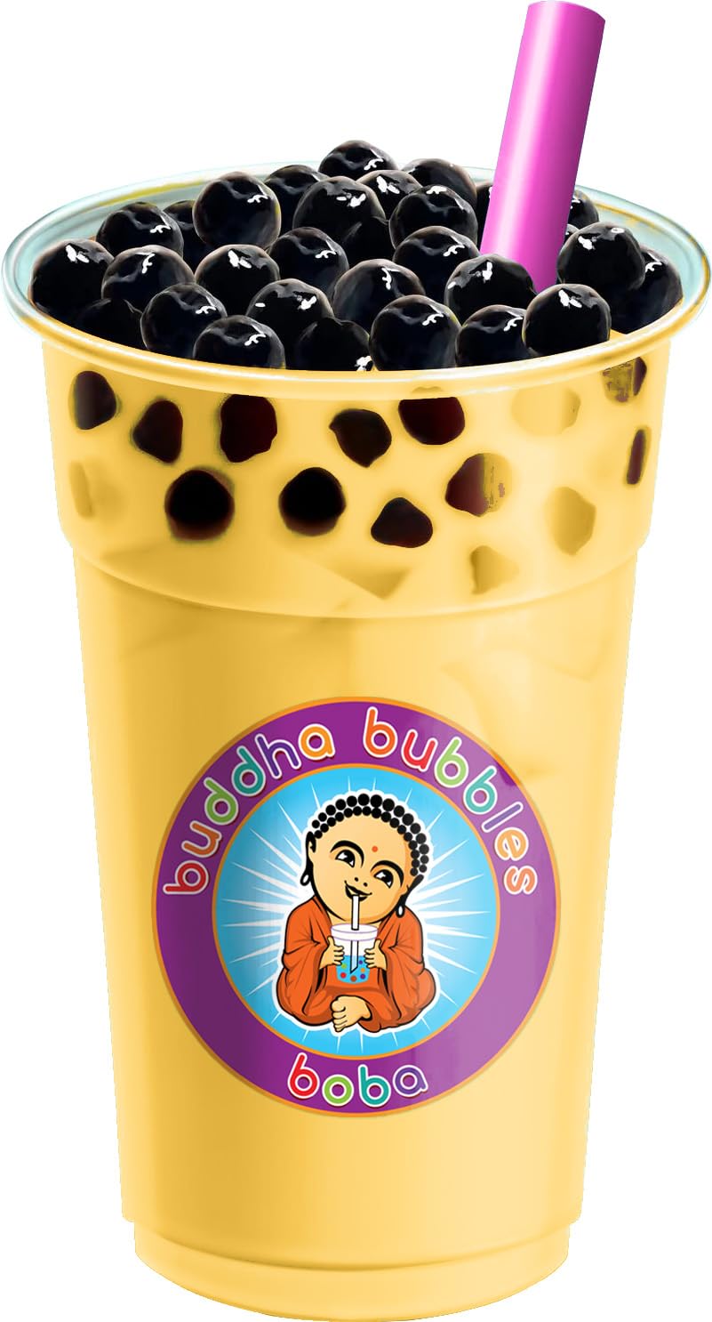 Primuim Mango Boba/Bubble Tea Drink Mix Powder By Buddha Bubbles Boba 10 Ounces (283 Grams)