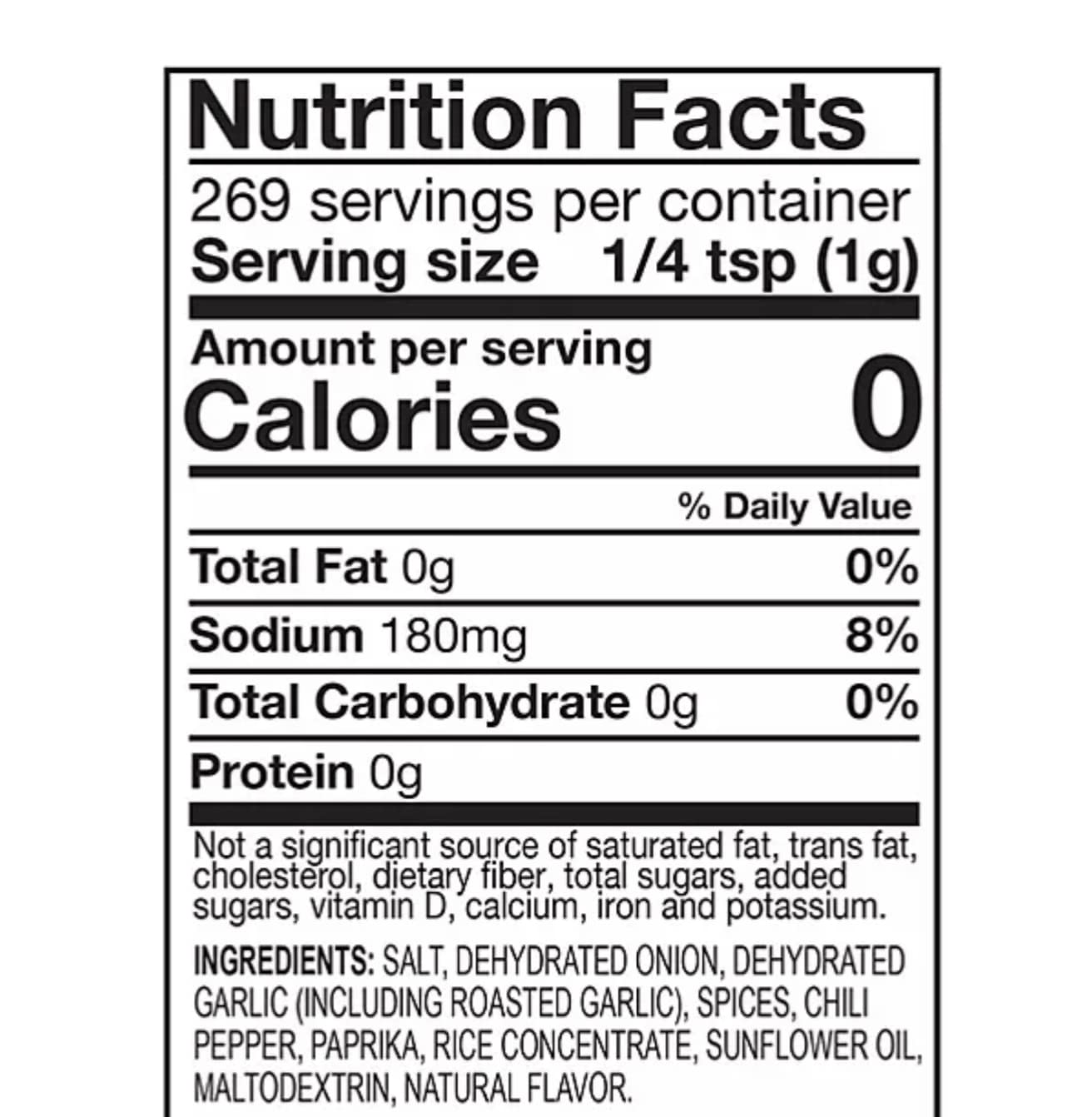 KINDERS Woodfired Garlic Rub, 9.5 oz, Brown, Model 980281626