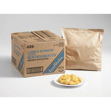 Lamb Weston Supreme Hash Browns and Formed Potato Puf Ettes, 4 Pound -- 6 per case.