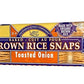 Edward & Sons Organic Onion Brown Rice Snaps ( 12X3.5 Oz)