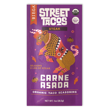 Riega Organic Carne Asada Street Taco Seasoning, Mix Makes The Perfect Carne Asada Marinade To Spice Up Taco Tuesday 1 Ounce (Pa
