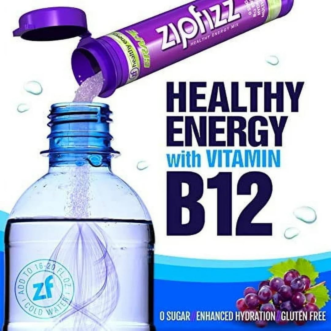 Zipp Hydration Variety Pack - 5 Top Flavors 15 Tubes - Sugar Free Electrolytes Powder Packets For Instant Hydration, Travel Essentials + 4 Mimm Mints | Bundled By Mix It Up Munchies | Healthy Gift Box