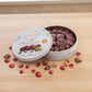 Zaitoune Rose Covered Turkish Delight - 9 Oz | Stuffed With Pistachios & Cashews | Coated With Dried Rose Petals | Authentic Luxury Lokum Sweets In Beautiful Gift Tin | Handmade, Individually Wrapped