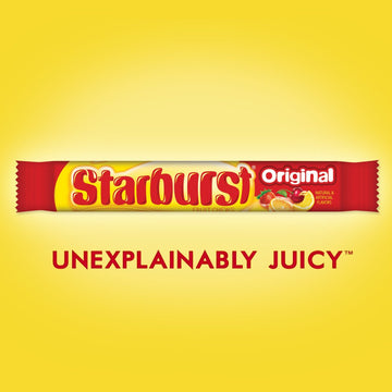 Starburst Original Full Size Fruit Chews Candy Bulk, Chewy Candy For Parties, 2.07 Oz (36 Single Packs)