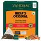 VAHDAM, Indias Original Masala Chai Tea Bags (15 Count) Non GMO, Gluten Free, No Added Flavoring | Blended w/Savory Exotic Spices | Individually Wrapped Pyramid Tea Bags | Direct from Source