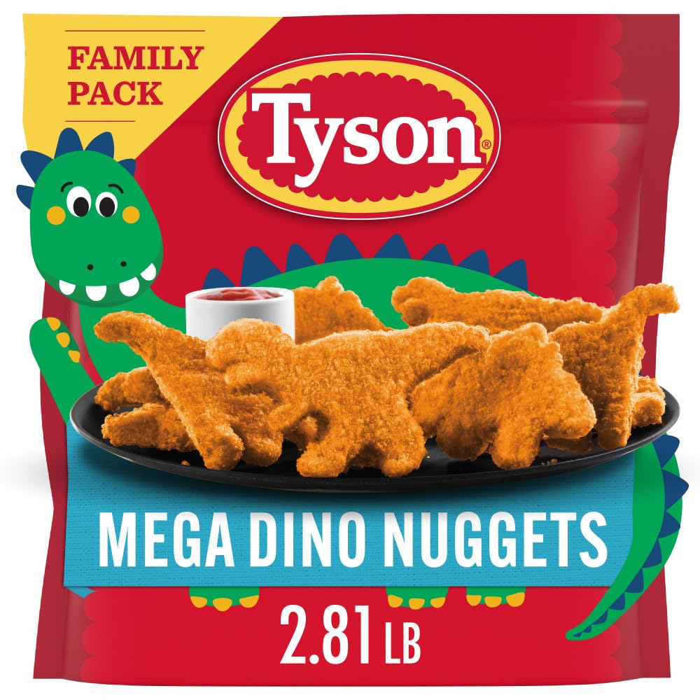 Tyson Frozen Mega Dino Nuggets Family Pack 2.81 Lb