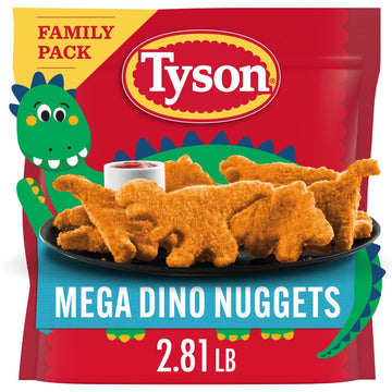 Tyson Frozen Mega Dino Nuggets Family Pack 2.81 Lb