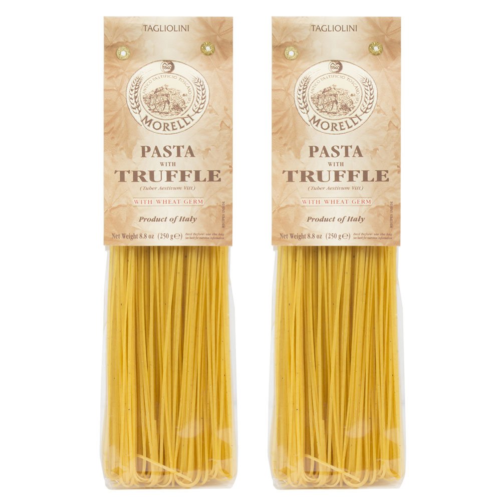 Morelli Truffle Tagliolini Italian Pasta - Gourmet Pasta - Handmade In Small Batches - Imported Italian Pasta Noodles - Durum Wh
