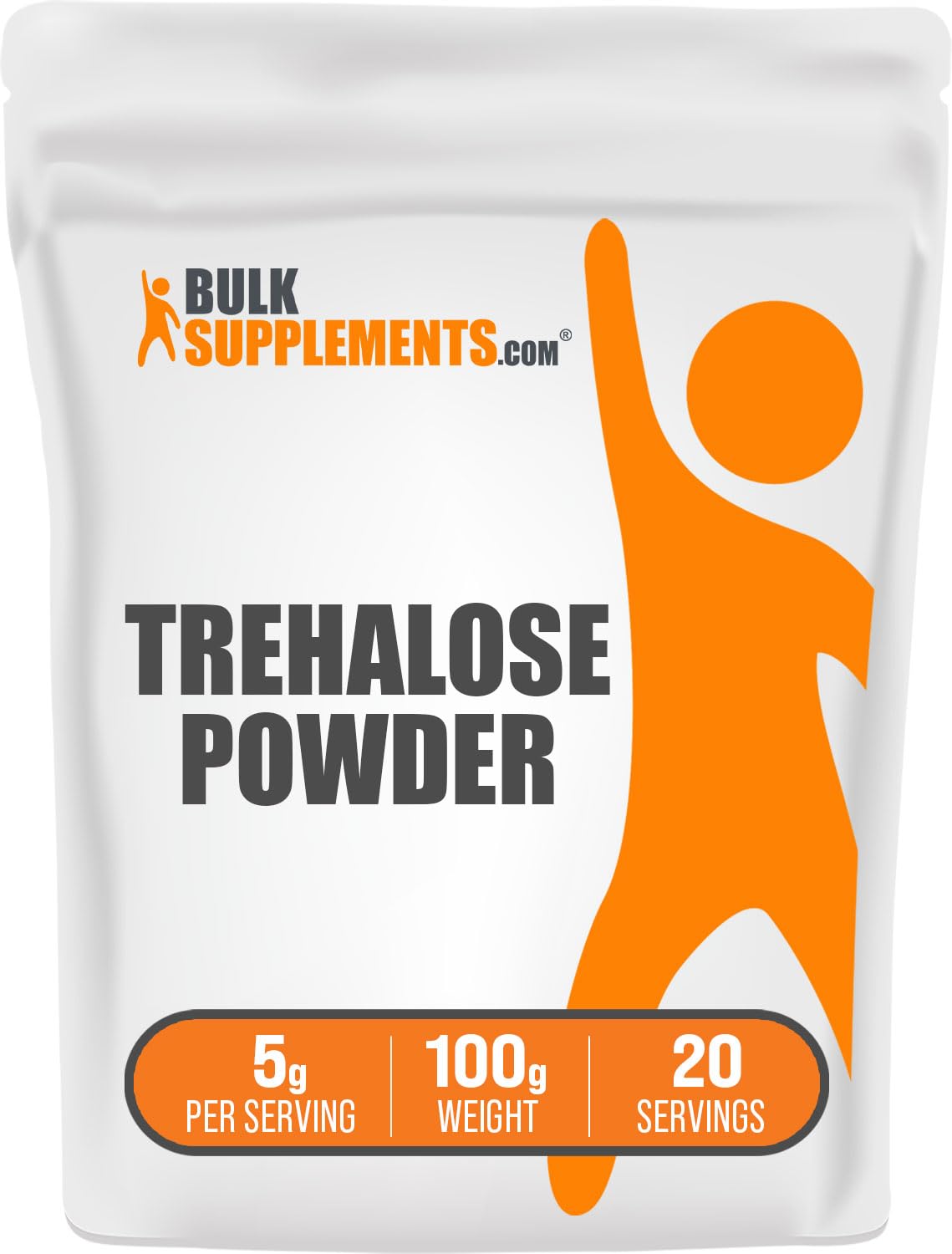BulkSupplements Trehalose Powder - Natural Sweetener, Vegan & Gluten Free, 100g (3.5 oz)