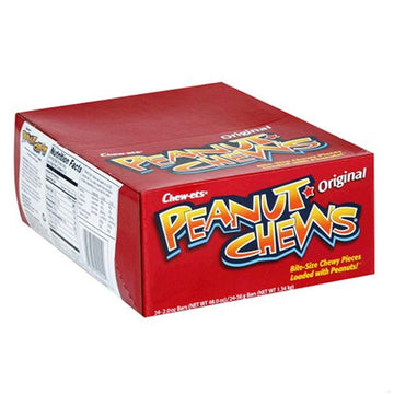 Goldenberg'S Peanut Chews Original Dark Candy, 2 Ounce Bar (Pack Of 24)