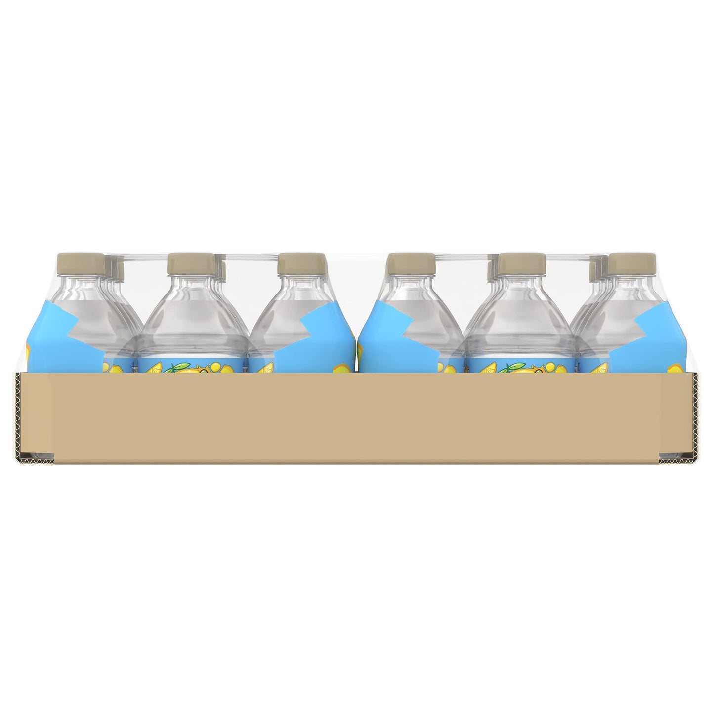Splash Refresher, Lemon Flavor Water Beverage, 8 Fl Oz Plastic Bottles (24 Count)