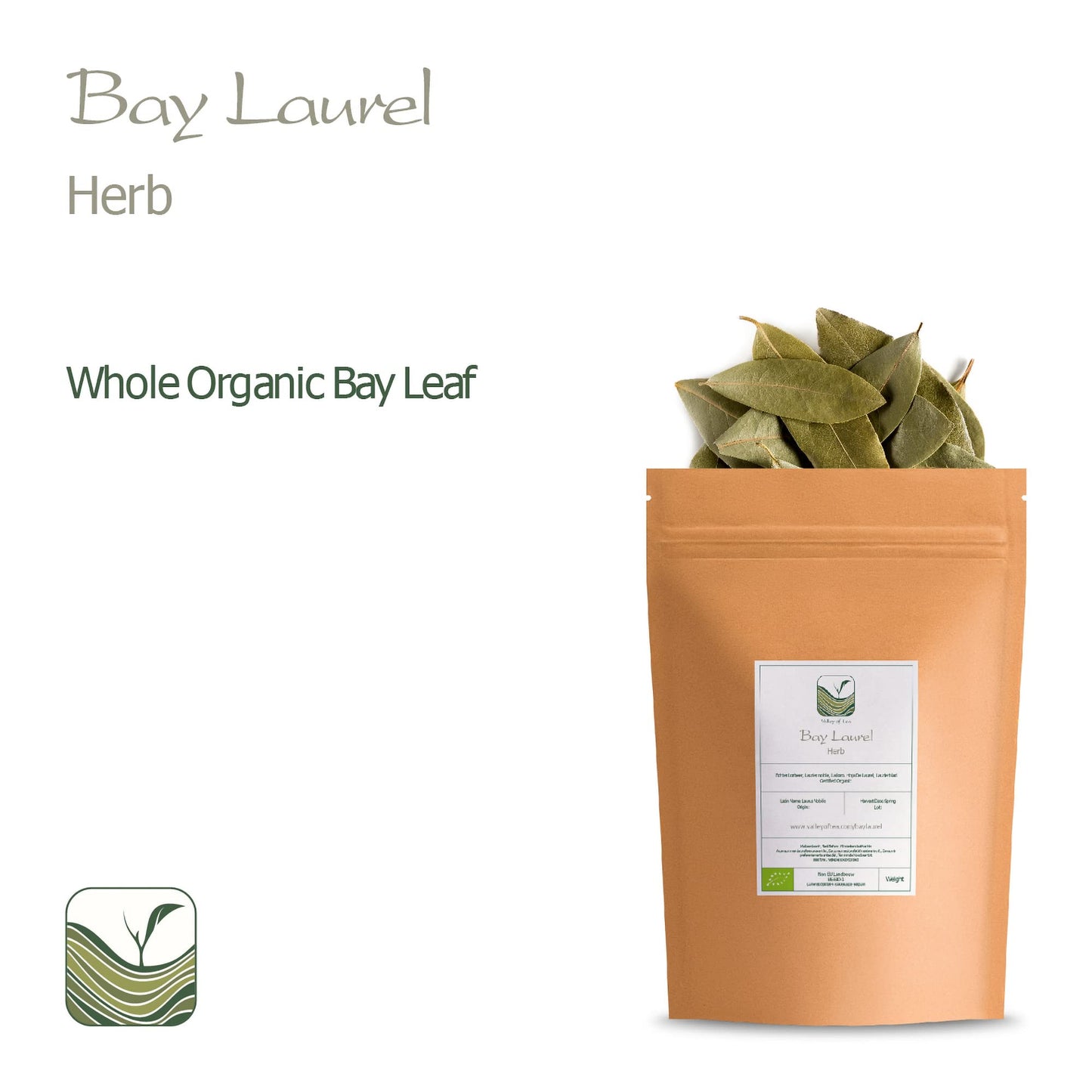 Bay Leaf Organic Herb Laurel - Whole Culinary Quality Leaf - Bay Leaves Organic Bay Leaves Whole Bay Laurel Leaves Bay Leaves Dr