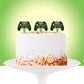 Pretty Cute Studios Video Game Controller Cake Toppers, 48 Count, Paper, Multicolored, Model vg-cc-t