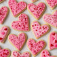 Heart Sprinkles Valentines Day Edible Sprinkle Mix Heart Shapes Pink Red Jimmies Sanding Sugar Perfect For Cake Decorations Baki