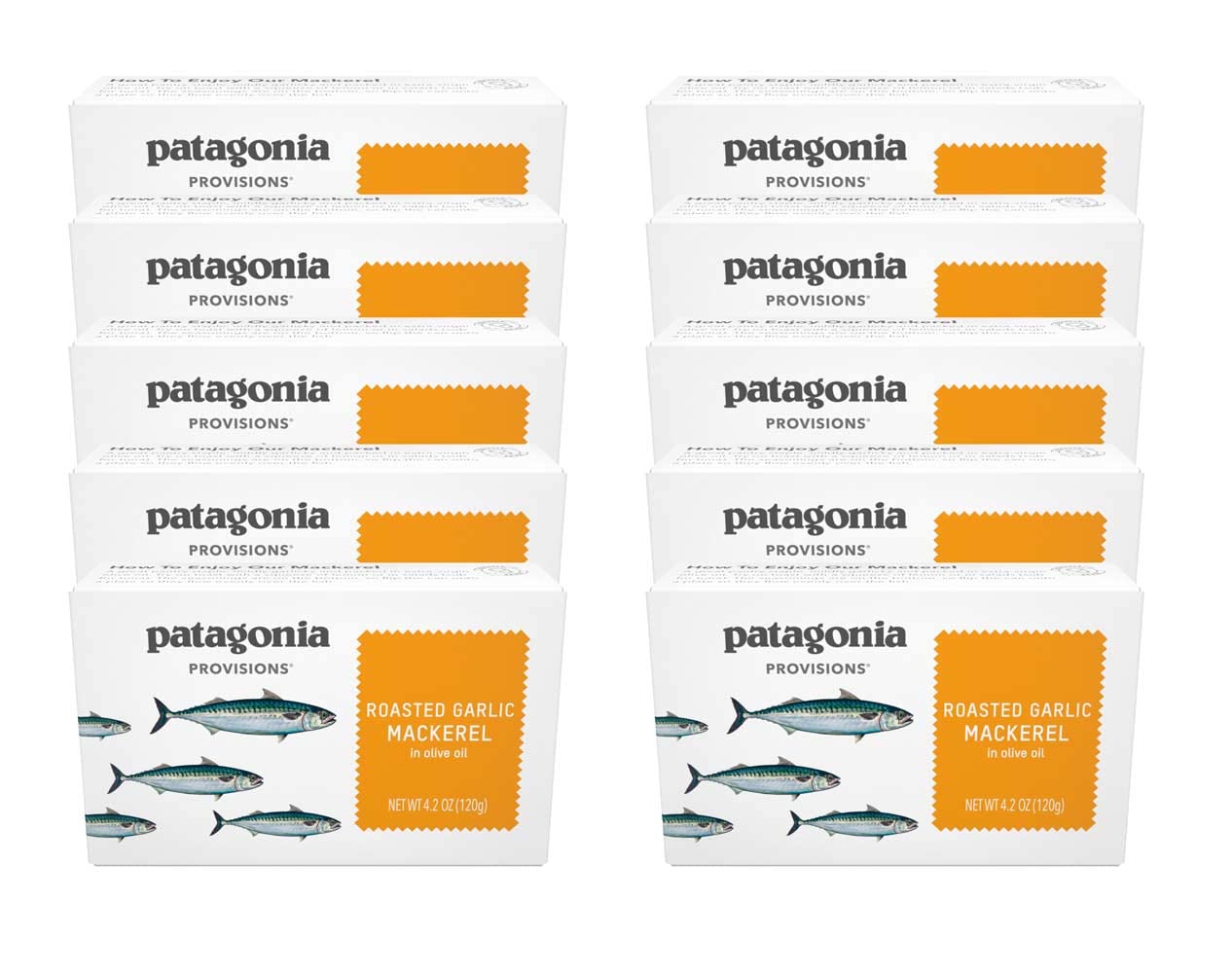 Patagonia Provisions Roasted Garlic Mackerel (4.2oz unit)