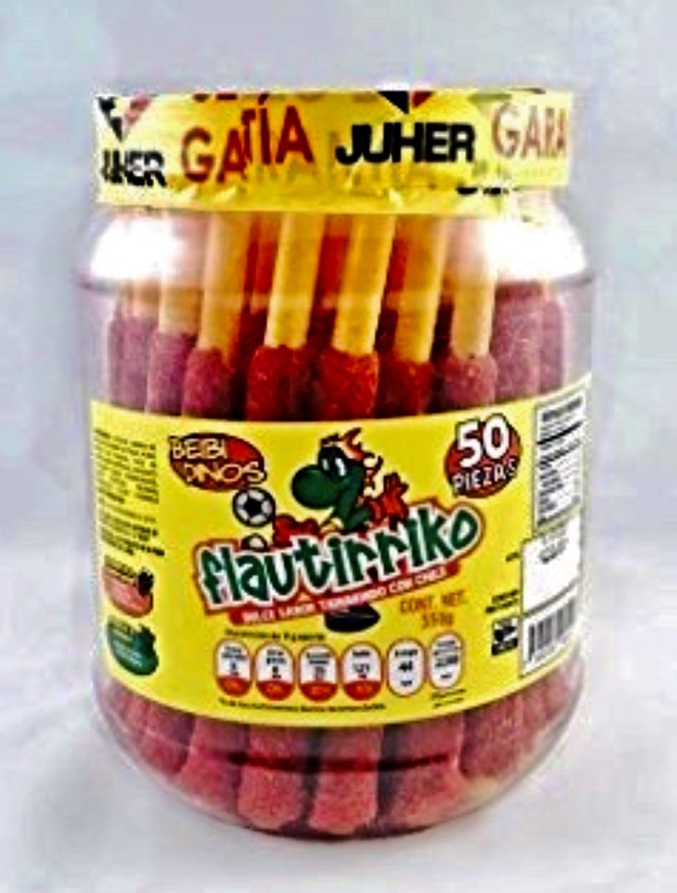 Flautirriko Tarugos Tamarindo Tamarind Candy Sticks 50 Pcs 550G Always Fresh