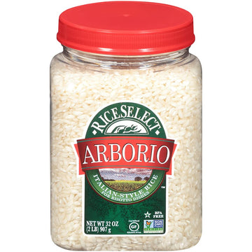 Riceselect Arborio Rice, Risotto Rice, Gluten-Free, Non-Gmo, 32 Oz (Pack Of 4 Jars)