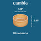 Cambie Sweet Round Mini Tart Shells  1.38 Diameter  French Style Tart Shells with White Chocolate Coating (Pack of 96)