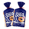 SOLA Low Carb Keto Friendly Bagels, Blu-berry, 6g Net Carbs, 18g Protein, 12 oz (4 Bagels/Pack), Pack of 2