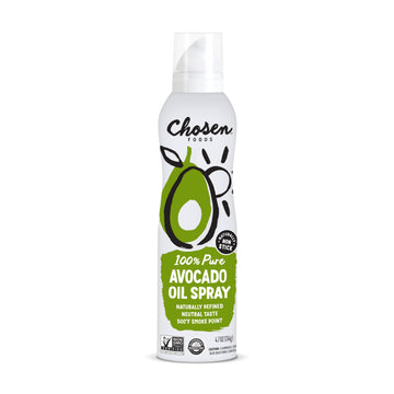 Chosen Foods 100% Pure Avocado Oil Spray, Keto and Paleo Diet Friendly, Kosher Cooking Spray for Baking, High-Heat Cooking and F