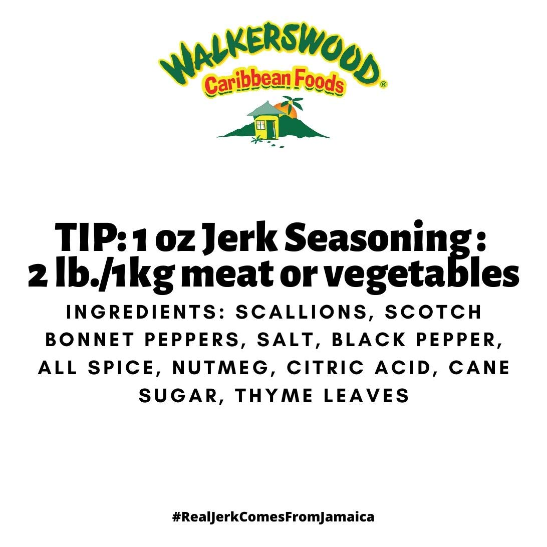 Walkerswood Traditional Jamaican Jerk Seasoning, Hot and Spicy, 50 lb.