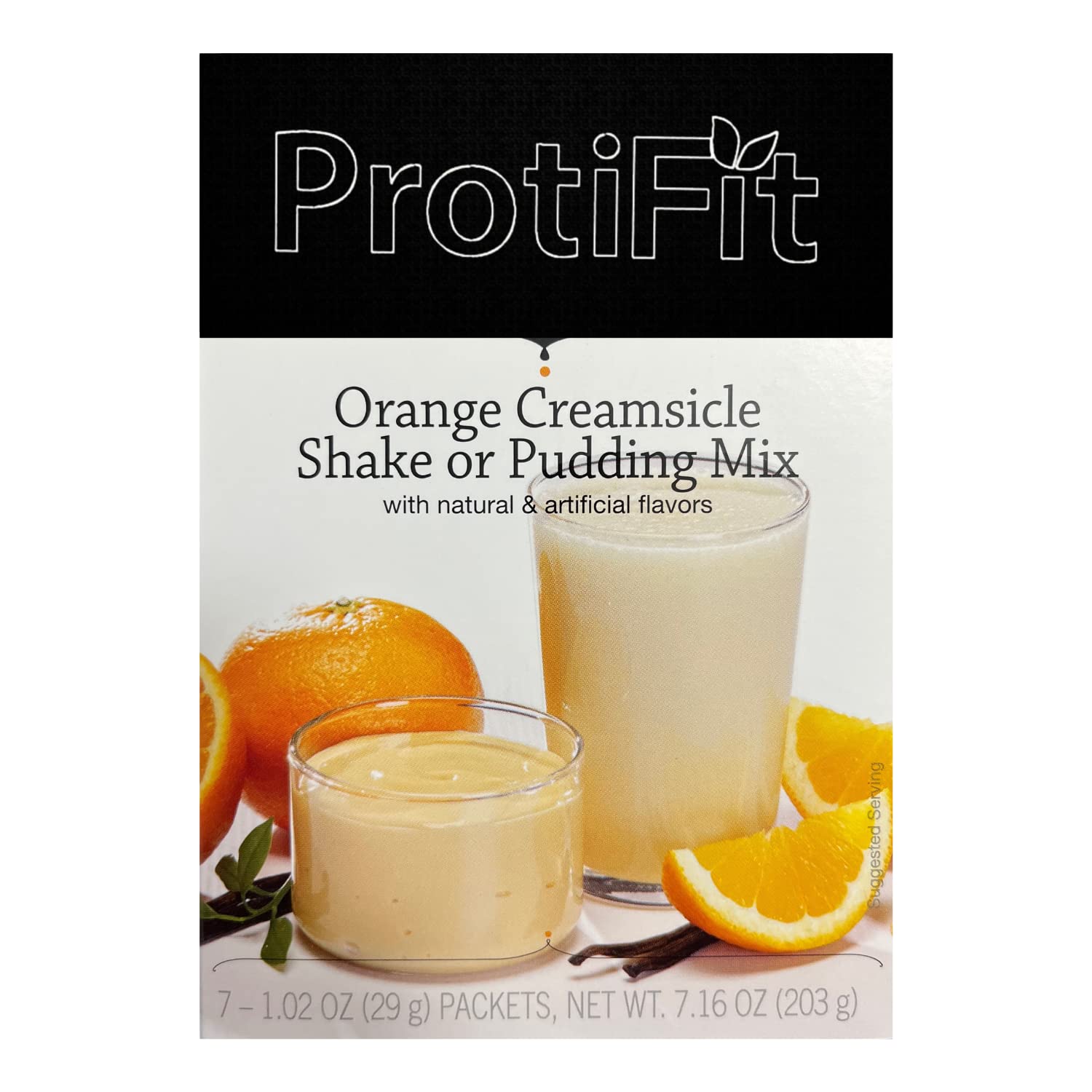 PROTIFIT - High Protein Pudding/Shake Mix, 15g Protein, Low Calorie, Low Fat, Low Carb, Aspartame Free, Idea Protein Compatible,