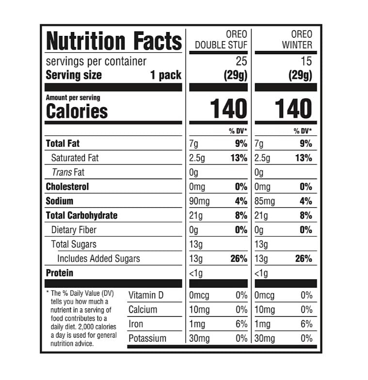 Oreo Winter Treats Cookie Variety Pack, 40 Pk
