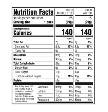 Oreo Winter Treats Cookie Variety Pack, 40 Pk