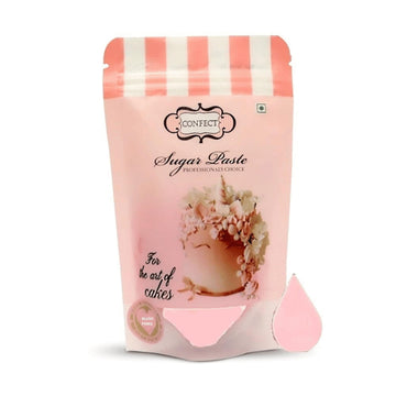 Confect Blush Pink Fondant | Edible Cake Fonadant | Chefs Choice Blush Pink Fondant For Cake Decorating - 8.8 Oz