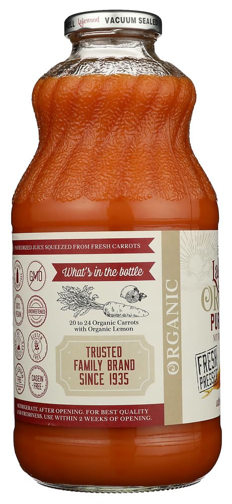 Lakewood - Organic Pure Carrot Juice - 32 oz