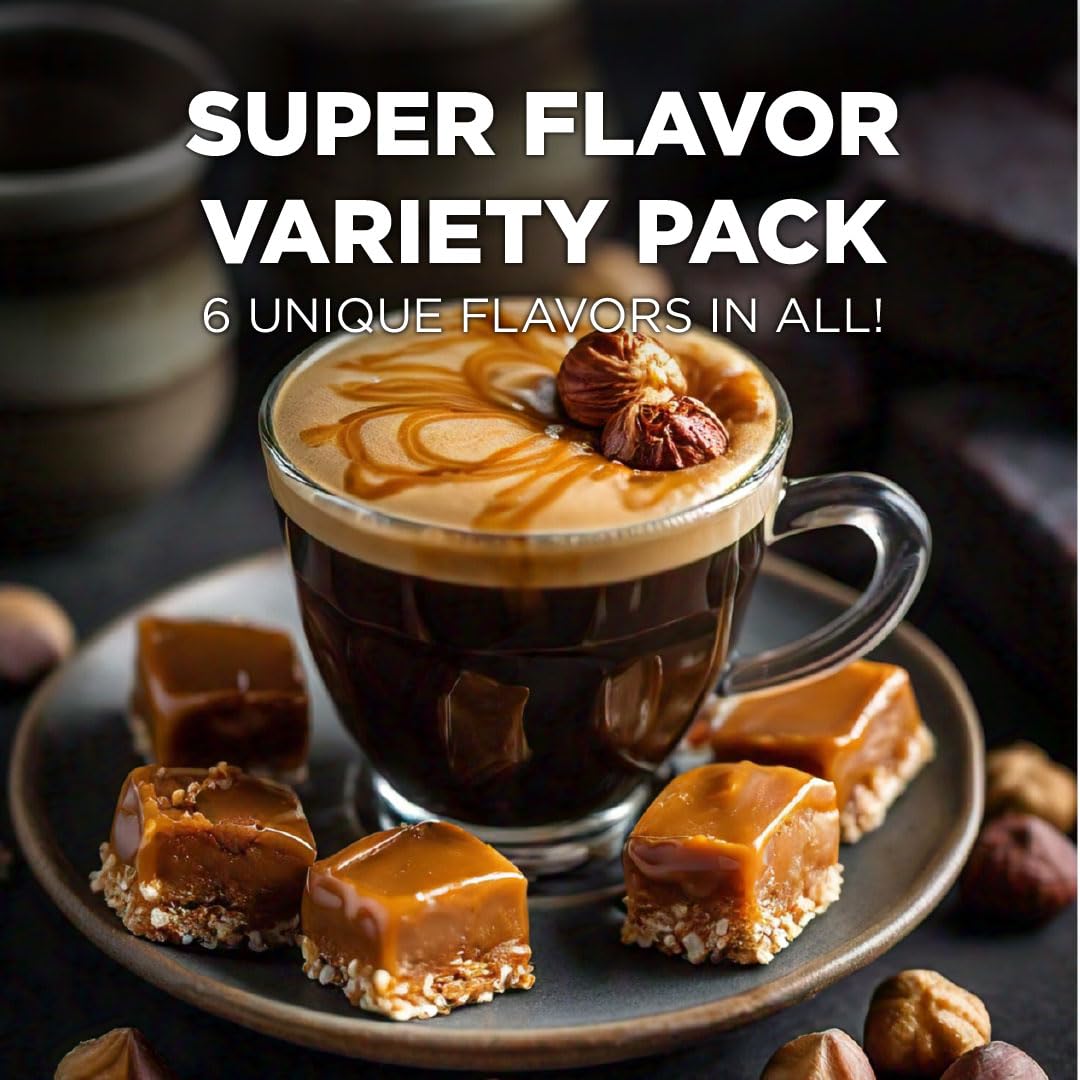 MAUDS Sampler Variety Pack Coffee Pods, Medium Roast, 24 Count, 100% Arabica Beans, Compatible with Keurig K Cups