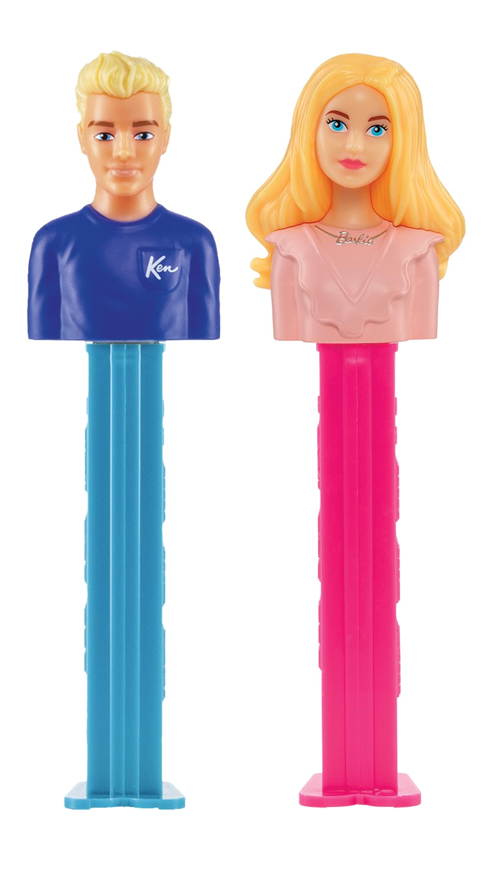 PEZ Barbie and Ken Candy Dispenser Gift Set | Includes Extra Candy Refills | 12.2 cm x 4 cm x 16.1 cm