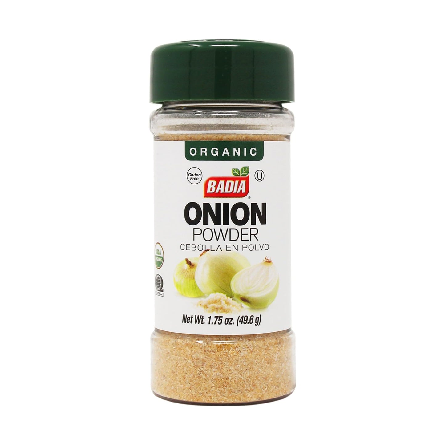 Badia Organic Onion Powder 1.75 oz – Finely Ground Dehydrated Onion for Cooking, Seasoning & Marinades