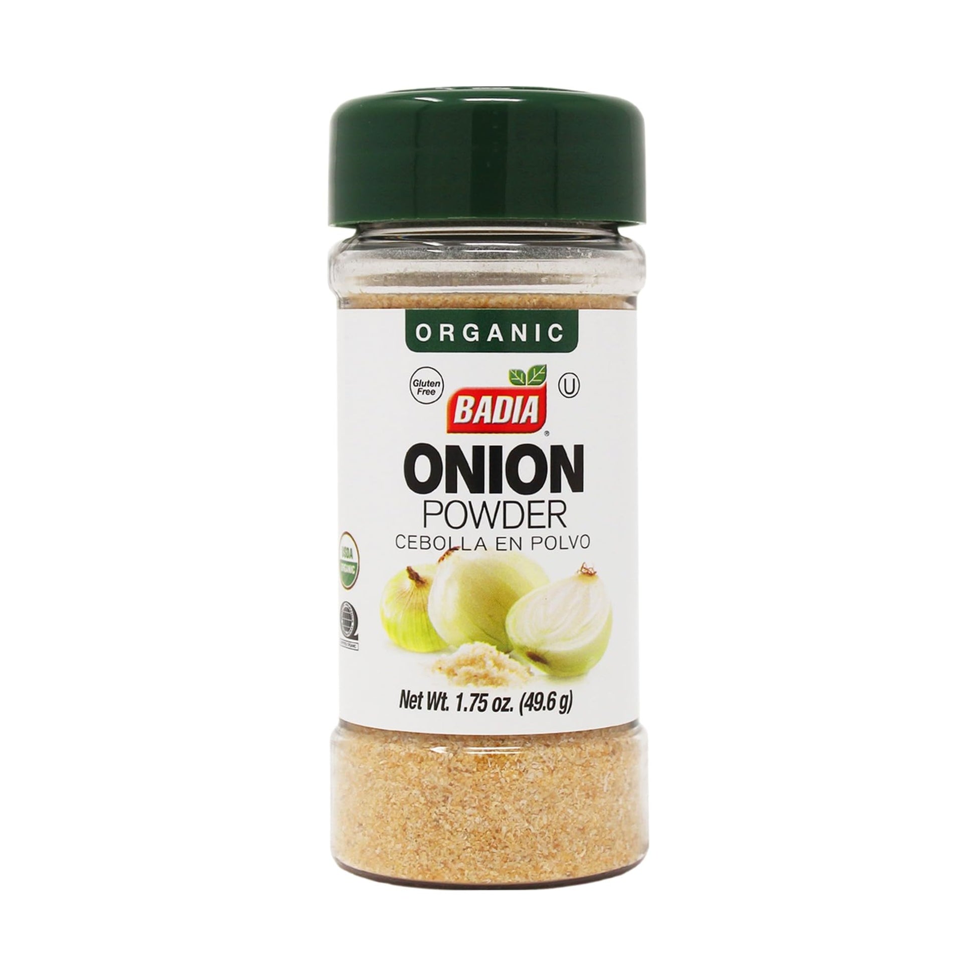 Badia Organic Onion Powder 1.75 oz – Finely Ground Dehydrated Onion for Cooking, Seasoning & Marinades