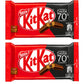 Nestle Kitkat 70% Dark Chocolate, 2 X 41.6 G