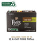 Peets Coffee Dark Roast Decaffeinated K-Cup Pods for Keurig - Decaf House Blend, 10 Count (Pack of 1)
