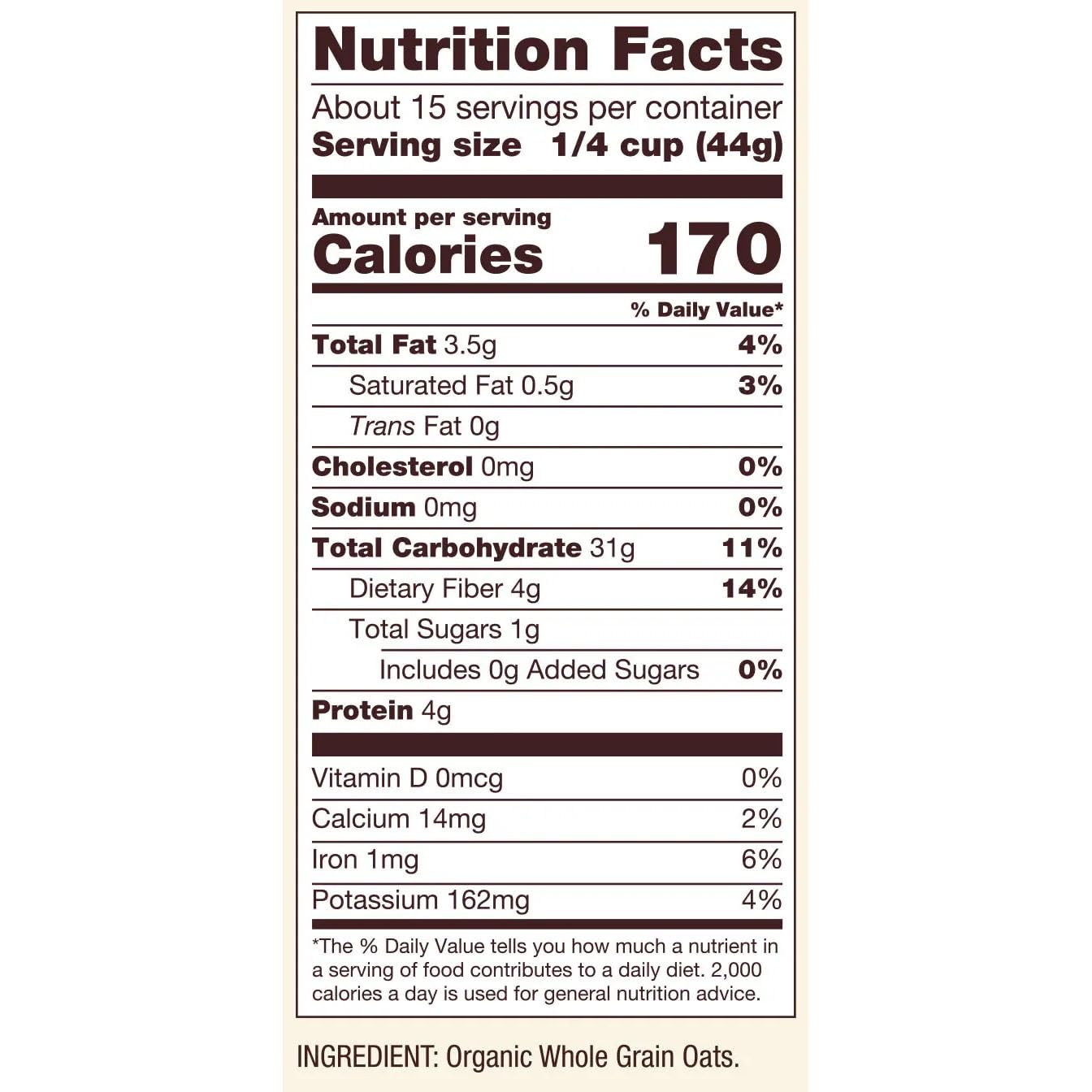 Bobs Red Mill Organic Steel cut Oats 24 Oz