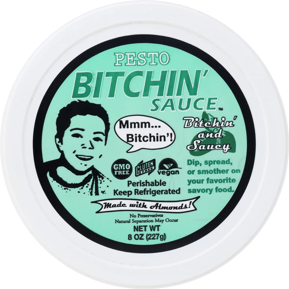 Bitchin Sauce, Pesto Flavor 8 oz (2 pack)