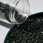 NIPEOR Black Sanding Sugar Sprinkles for Cakes, Cupcakes & Cookies - Edible Sugar Crystals for Decorating