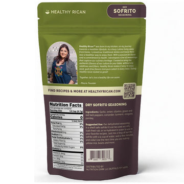 Healthy Rican Sofrito Spice Herb Seasoning Mix - Non-GMO, Gluten-Free, Low Sodium - 5 Ounce