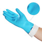 Household Cleaning Gloves - Reusable Kitchen Dishwashing Gloves With Latex Free, Cotton Lining, Waterproof, Non-Slip (Large, 3 P