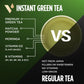 VitaCup Green Tea Instant Packets with Matcha, Moringa, B Vitamins, 10 Count, Vegan, Keto, Paleo