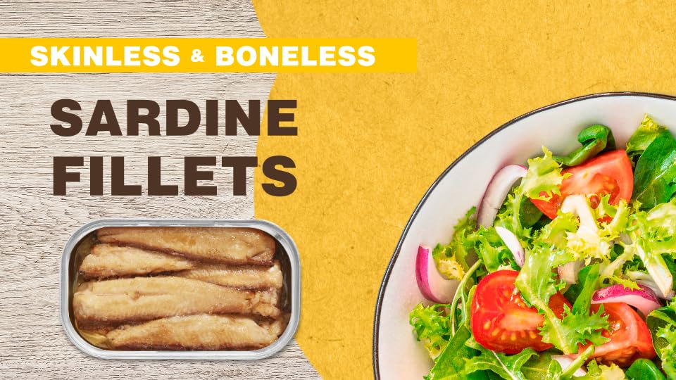 Season Skinless and Boneless Sardines in Water 4.25 Ounce (Pack of 6)