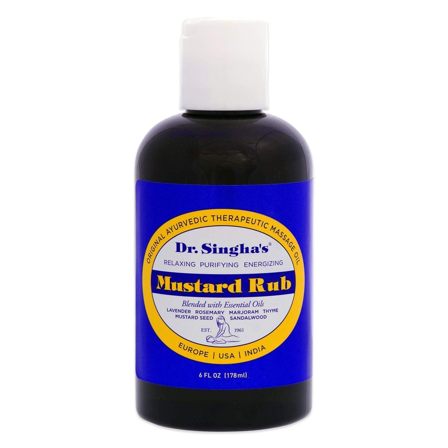 Dr Singhas Mustard Rub, 6 Ounce